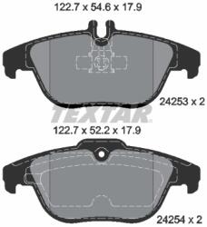TEXTAR Set placute frana TEXTAR 2425301 (2425301) - fixbox