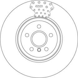 TRW Disc frana TRW DF6605S (DF6605S)
