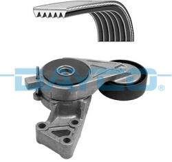 DAYCO Set curea transmisie cu caneluri DAYCO KPV124 - fixbox