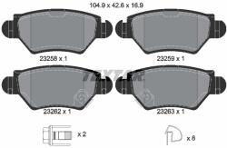 TEXTAR Set placute frana TEXTAR 2325803 (2325803)