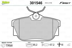 VALEO Set placute frana VALEO 301546 (301546)