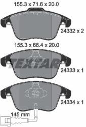 TEXTAR Set placute frana, frana disc TEXTAR 2433301 - fixbox