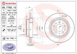 BREMBO Disc frana BREMBO 08.7765. 11 - fixbox