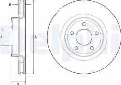 DELPHI Disc frana DELPHI BG4831C (BG4831C) - fixbox