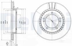 DELPHI Disc frana DELPHI BG3587 (BG3587) - fixbox