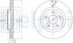 DELPHI Disc frana DELPHI BG4246 (BG4246) - fixbox