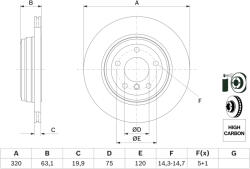 Bosch Disc frana BOSCH 0 986 479 056 (0 986 479 056) - fixbox