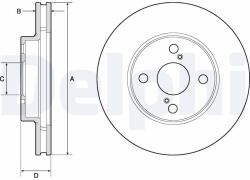 DELPHI Disc frana DELPHI BG3734 (BG3734) - fixbox