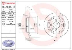 BREMBO Disc frana BREMBO 08.5037. 10 - fixbox