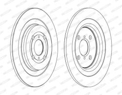 FERODO Disc frana FERODO DDF1588C (DDF1588C)
