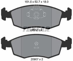TEXTAR Set placute frana TEXTAR 2355202 (2355202) - fixbox