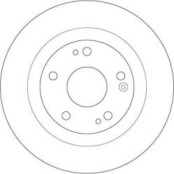 TRW Disc frana TRW DF6705 (DF6705) - fixbox