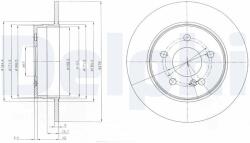 DELPHI Disc frana DELPHI BG4152 (BG4152) - fixbox