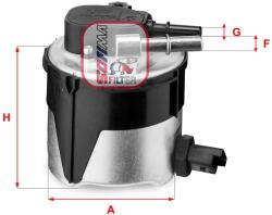 SOFIMA Filtru combustibil SOFIMA S 5170 GC (S 5170 GC) - fixbox
