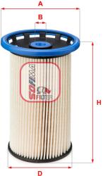 SOFIMA Filtru combustibil SOFIMA S 6026 NE (S 6026 NE) - fixbox