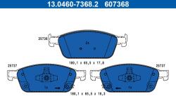 ATE Set placute frana ATE 13.0460-7368.2 (13.0460-7368.2)