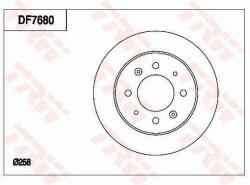 TRW Disc frana TRW DF7680 (DF7680) - fixbox