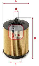 SOFIMA Filtru ulei SOFIMA S 5024 PE (S 5024 PE) - fixbox