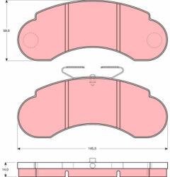 TRW Set placute frana, frana disc TRW GDB1114 - fixbox