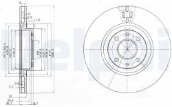 DELPHI Disc frana DELPHI BG2407 (BG2407) - fixbox