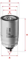 SOFIMA Filtru combustibil SOFIMA S 4123 NR (S 4123 NR) - fixbox