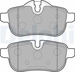 DELPHI Set placute frana DELPHI LP2163 (LP2163)