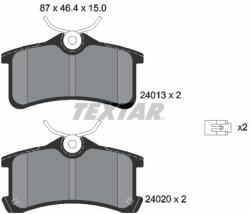 TEXTAR Set placute frana TEXTAR 2401301 (2401301) - fixbox