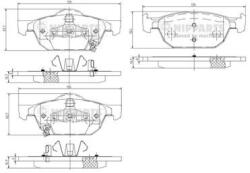 NIPPARTS Set placute frana, frana disc NIPPARTS N3604067 - fixbox