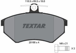 TEXTAR Set placute frana TEXTAR 2016804 (2016804)