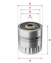 SOFIMA Filtru combustibil SOFIMA S 9600 NR (S 9600 NR) - fixbox