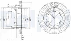 DELPHI Disc frana DELPHI BG3399 - fixbox