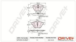 Dr! ve+ Set placute frana, frana disc Dr! ve+ DP1010.10. 0527 - fixbox