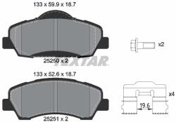 TEXTAR Set placute frana TEXTAR 2525001 (2525001) - fixbox