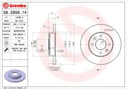 BREMBO Disc frana BREMBO 08.2958. 14 - fixbox