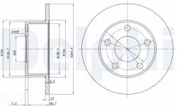DELPHI Disc frana DELPHI BG2746 (BG2746) - fixbox