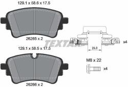 TEXTAR Set placute frana TEXTAR 2626501 (2626501)