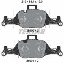 TEXTAR Set placute frana TEXTAR 2590001 (2590001) - fixbox