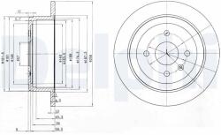 DELPHI Disc frana DELPHI BG3615 (BG3615) - fixbox
