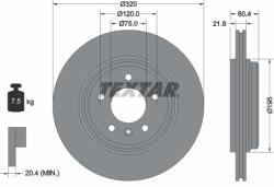 TEXTAR Disc frana TEXTAR 92107003 (92107003)