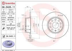 BREMBO Disc frana BREMBO 08. D425.11 (08.D425.11)