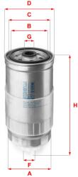 SOFIMA Filtru combustibil SOFIMA S 1379 NR (S 1379 NR) - fixbox