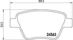 BREMBO Set placute frana BREMBO P 85 114 (P 85 114)