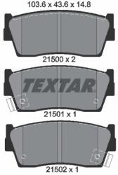 TEXTAR Set placute frana TEXTAR 2150001 (2150001) - fixbox
