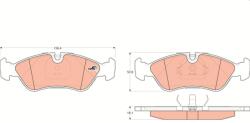 TRW Set placute frana TRW GDB951 (GDB951)
