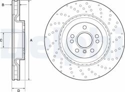 DELPHI Disc frana DELPHI BG9149C (BG9149C) - fixbox