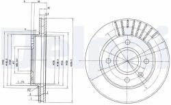 DELPHI Disc frana DELPHI BG2440 (BG2440) - fixbox