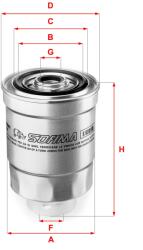 SOFIMA Filtru combustibil SOFIMA S 9310 NR (S 9310 NR) - fixbox