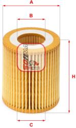 SOFIMA Filtru ulei SOFIMA S 5049 PE (S 5049 PE) - fixbox