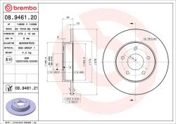 BREMBO Disc frana BREMBO 08.9461. 21 - fixbox