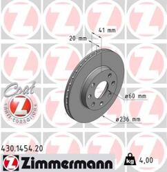 ZIMMERMANN Disc frana ZIMMERMANN 430.1454. 20 (430.1454.20)